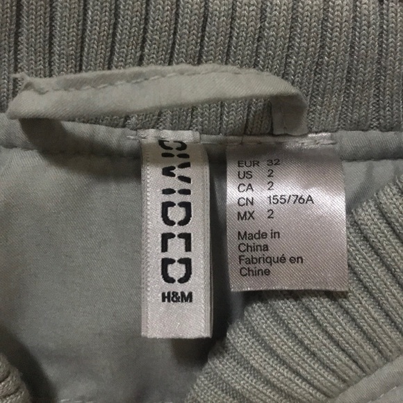 Fluffy grey bomber jacket - Picture 4 of 5